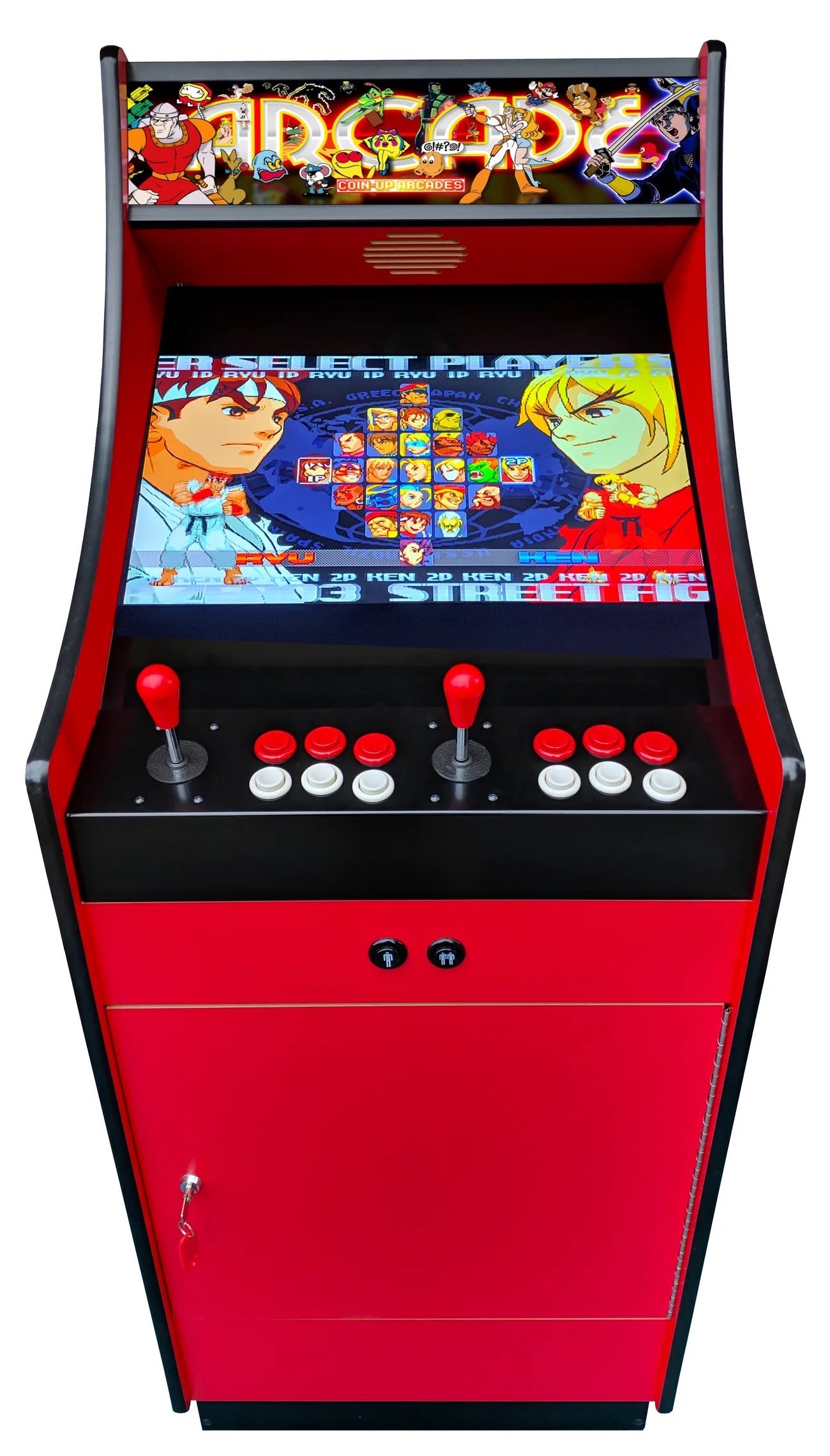 Coin-Up Arcades Lowboy Red