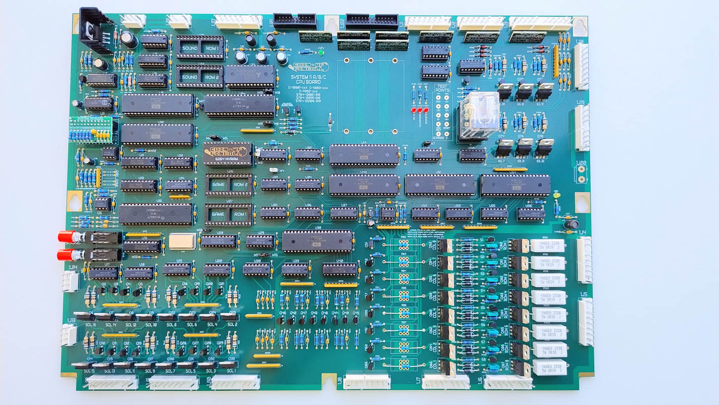 Bally Williams System 11N / 11A / 11B / 11C CPU MPU Board