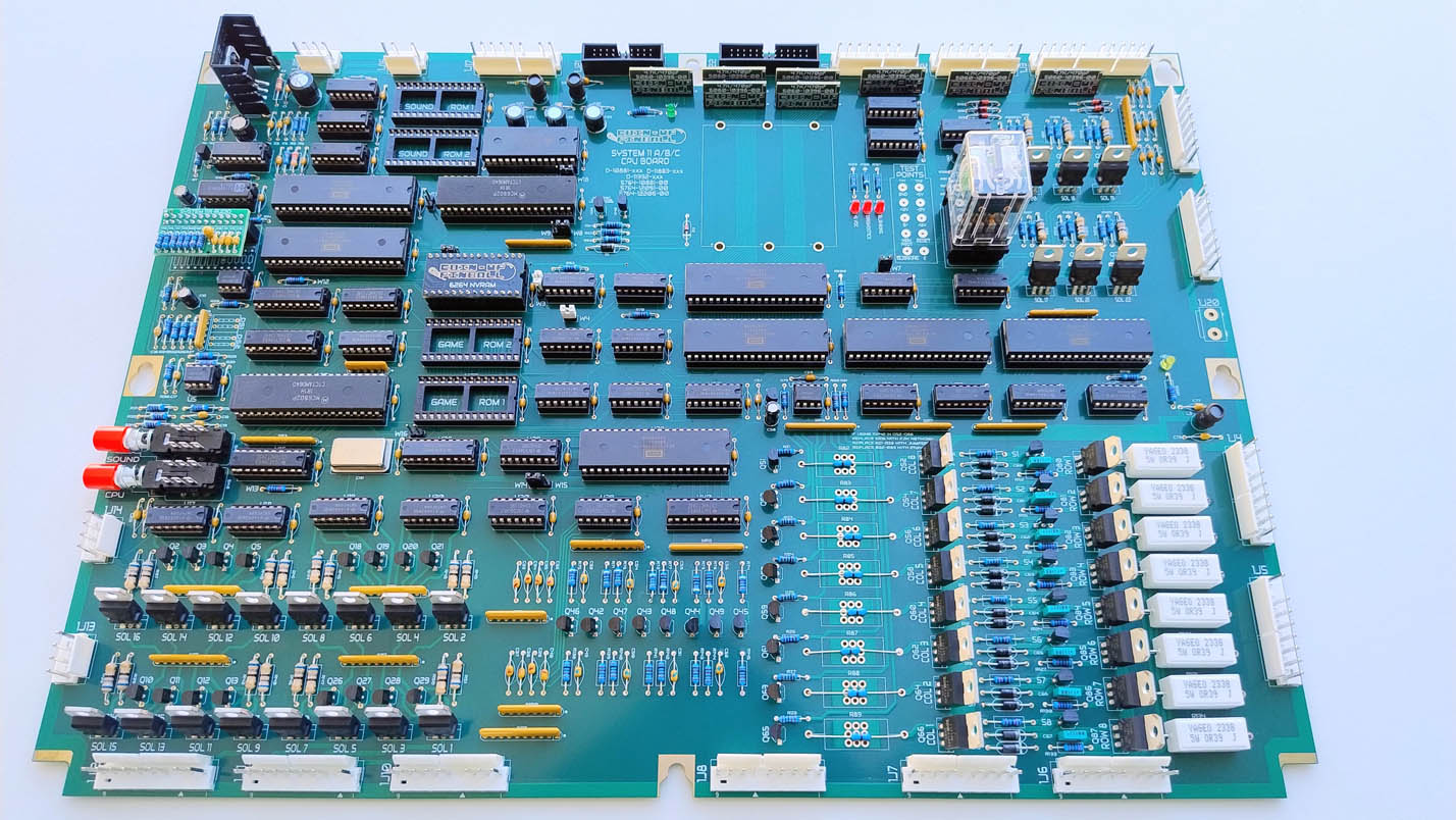 Bally Williams System 11N / 11A / 11B / 11C CPU MPU Board