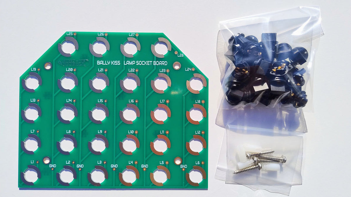 Bally KISS Socketed Playfield PCB Lamp Board Upgrade Kit – Coin-Up Pinball