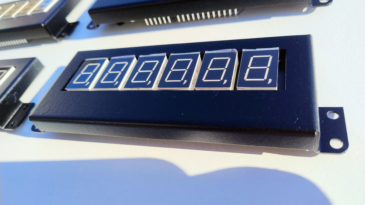 Single Bally Stern 6 Digit LED Display With Steel Mounting Frame AS-25 ...