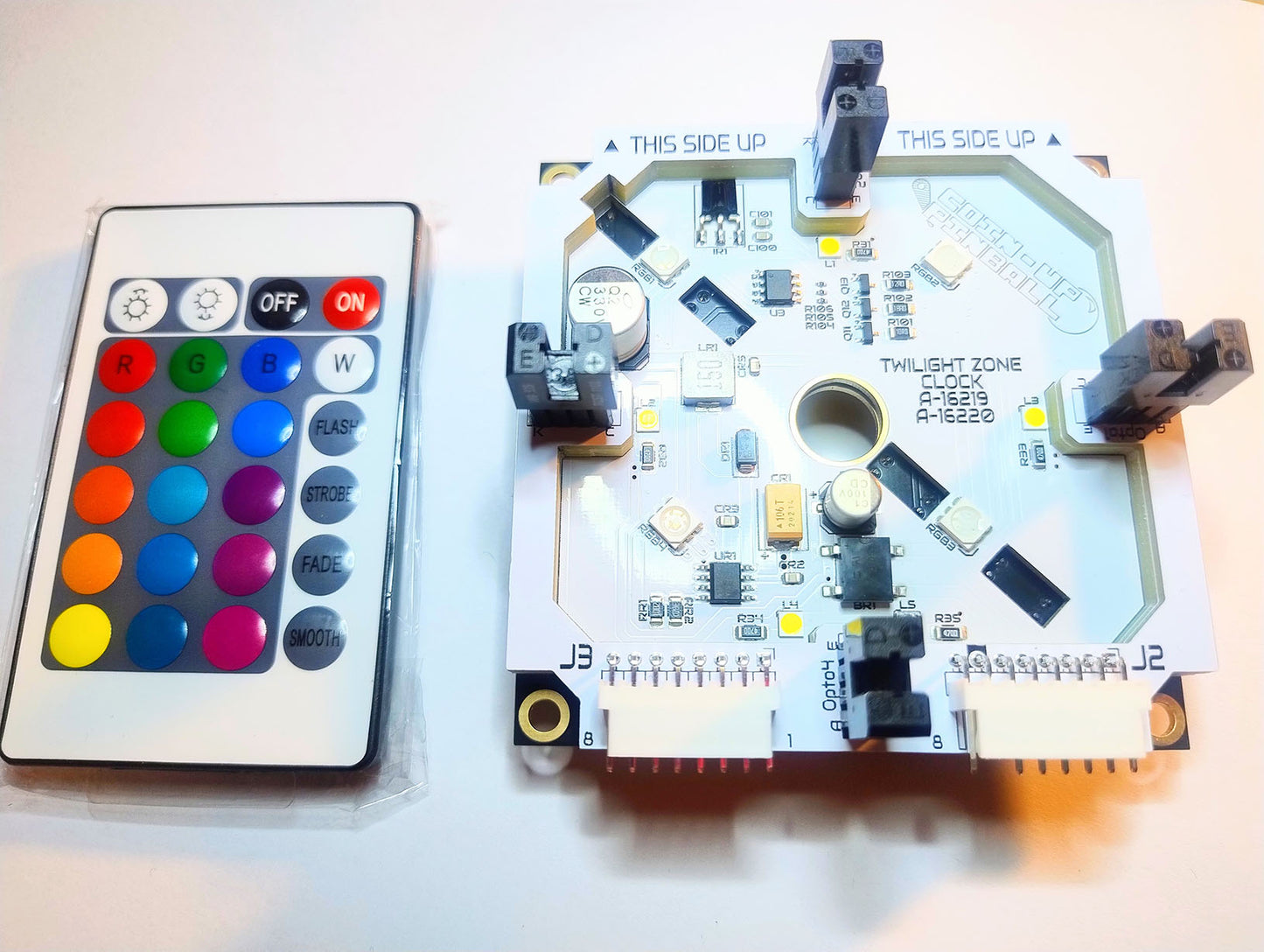 Twilight Zone Interactive RGB Clock Board A-16219 & A-16220