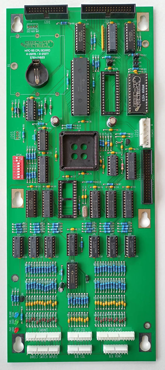 Bally Williams Pinball WPC95 CPU / MPU Board A-20119 / A-21377 / 5764-14823 WPC 95 Front