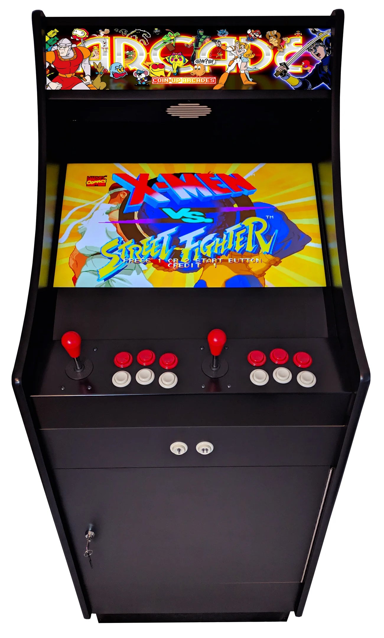 ARCADE LOWBOY CABINET - BLACK – Coin-Up Pinball