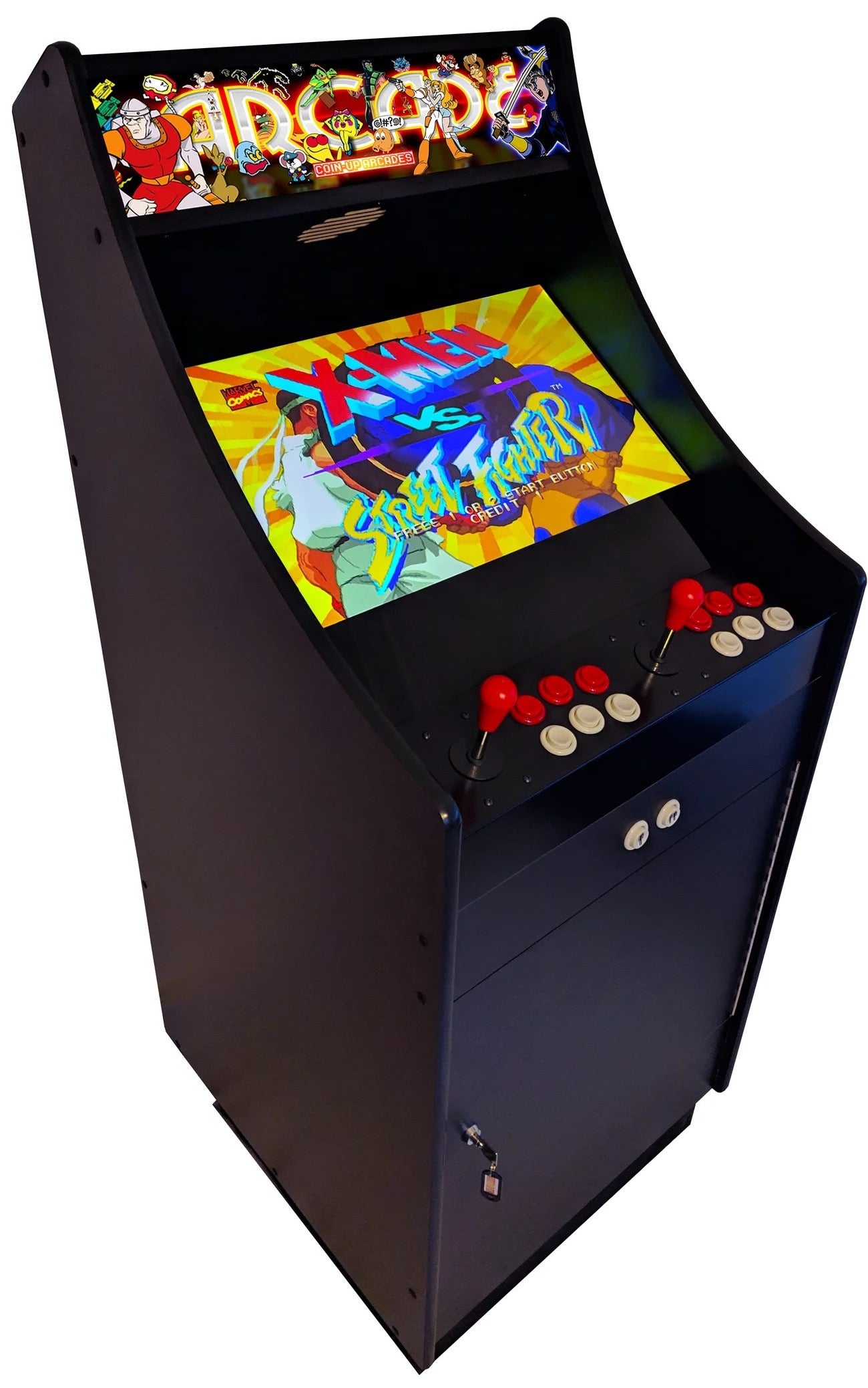 ARCADE LOWBOY CABINET - BLACK – Coin-Up Pinball